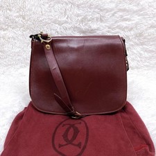 Cartier Cartier MustLine Flap Shoulder bag with Storage bag Bordeaux