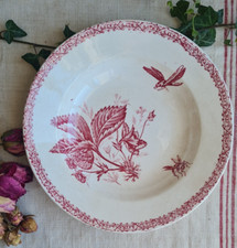 ANCIENNE ASSIETTE TERRE DE FER