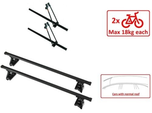 Set toit rack vélo supports - toit,