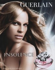 Publicité papier Parfum. Perfume ad.Insolence de Guerlain 2007 France 