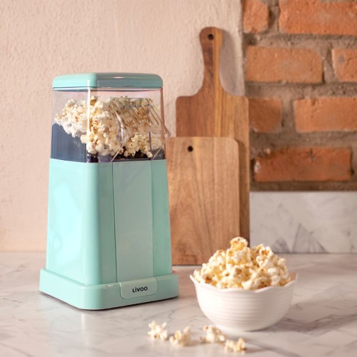 Machine pop corn bleue - machine, à
