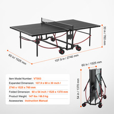 Table De Ping-Pong Pliable
