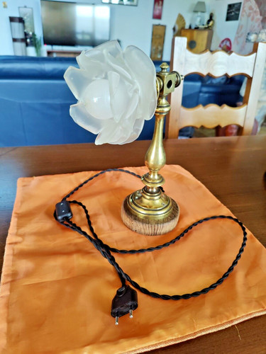 Lampe bronze de chevet - lampe,