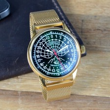 Raketa Polar Montre Hommes 24 Heures Vintage Russie Soviétique Idée de Cadeau