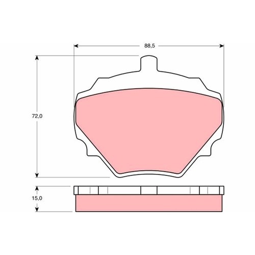 Plaquettes frein avant pour - plaquettes, de
