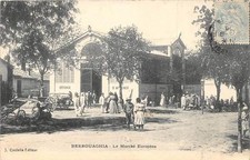 CPA ALGERIA BERROUAGHIA LE MARCH EUROPEEN (cpa not common