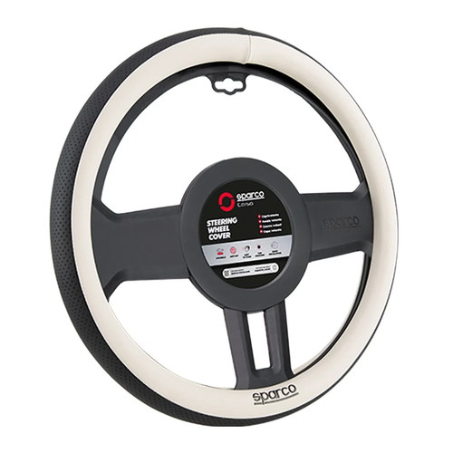 Couvre volant noir blanc - couvre, noir/