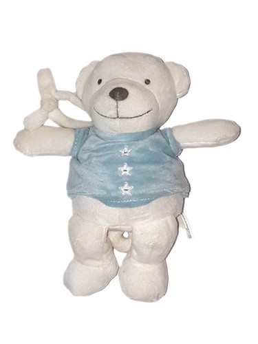 Peluche doudou ours - , pull