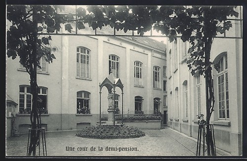 Cpa ixelles arbre bénit un - arbre, bénit,