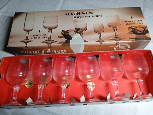 Verres pied cristal - verres,