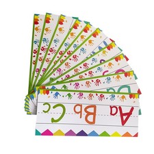  Lot de 12 cartes de l'alphabet pour tableau d'affichage | Bandes de