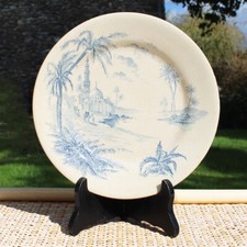 Assiette plate ancienne en