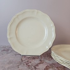 Assiettes Plates Ivoire Digoin