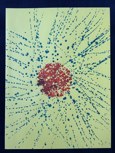 Art contemporain encres sur