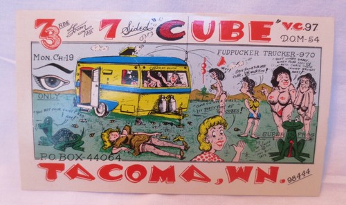 Rare ham radio qsl - rare,