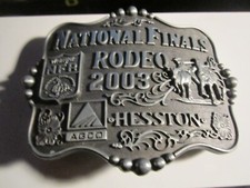 2003 HESSTON INTERNATIONAL RODEO LMTD EDITION MONTANA SILVERSMITHS  - GW-22