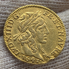 Monnaie - Louis XIII - Demi