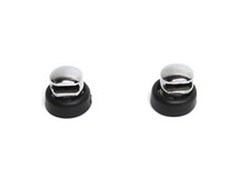 ✅ MERCEDES EARLY R107 450SL 350SL HARD TOP LATCH CHROME LOCK NUT SET OF TWO #1