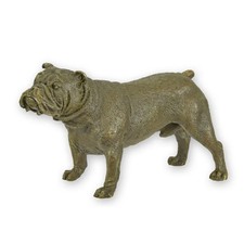 STATUE MODERNE SCULPTURE BRONZE BULLDOG ANGLAIS