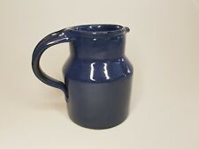 Atelier Kerroc'h Blue Enamelled Sandstone Pitcher Milk Pot