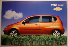 2006 Chevrolet Aveo Dealership Showroom Poster / Sign - Original