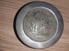 Boite métal argenté d'après