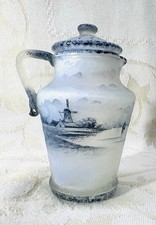 DAUM NANCY ACID ETCHED GLASS MINIATURE VASE GRAVE ACID ART NOUVEAU JUDENDSTIL