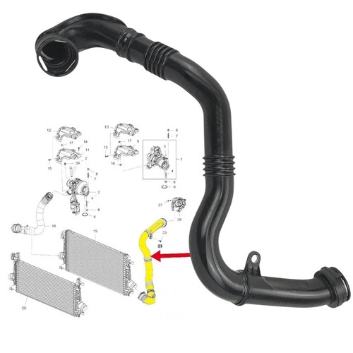 Durite suralimentation pour - de,