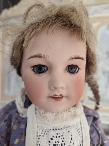 Poupée ancienne tête jumeau - poupée,