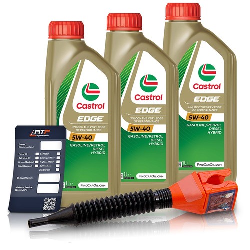 3x1 litre castrol edge - castrol,
