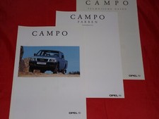 Opel Campo 2.3 2.5 TD 3.1 TD brochure brochure leaflet from 1992