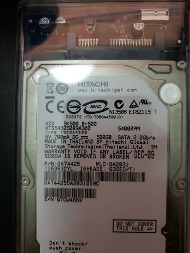 Internal hard drive - , 2.5