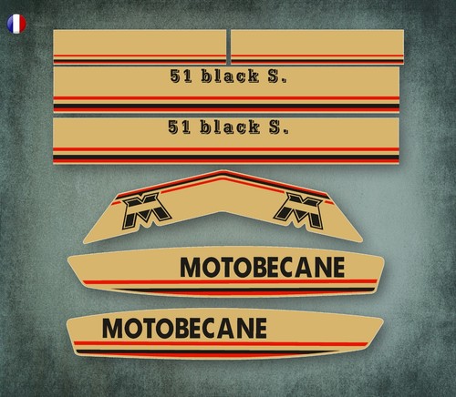 Motobecane kit autocollants - motobecane,
