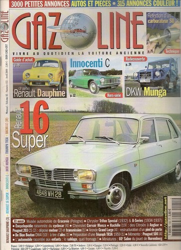 Gazoline 155 renault dauphine - 155,