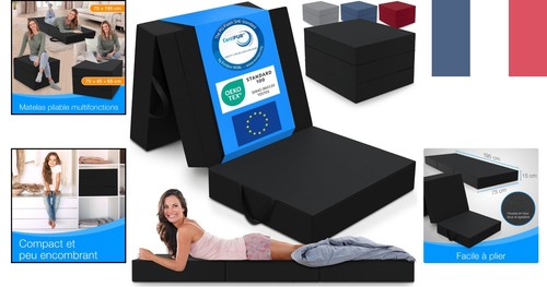 Matelas pliant eloneo 75x195 - pliant,