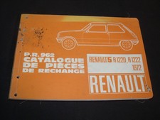 CATALOGUE PIECES DETACHEES