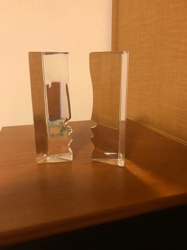 Lot serre livres - serre-livres, baccarat