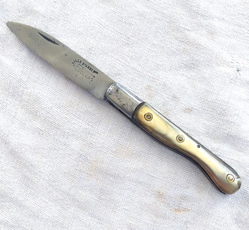 Couteau ancien aurillac - couteau, collas