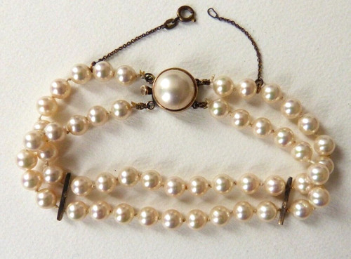 Ancien bracelet perles - ancien, de