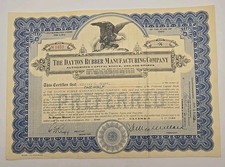 The Dayton Rubber Manufacturing Company Preferred Stock 1924
