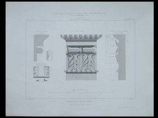 POMPEI, CHAPITEAU EN STUC -