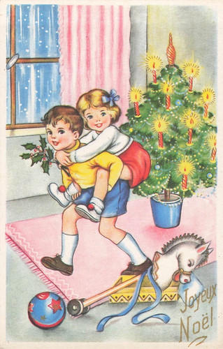 Illustree noel garcon porte - illustree,