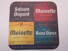 Bière Dessous ~ Brassière Dupont: Saison, Bons Voeux , Moinette Brune ~ Belgique