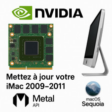 Remplace carte graphique Radeon 4850 Apple iMac 11,1 27" 2009 A1312 - 661-5315