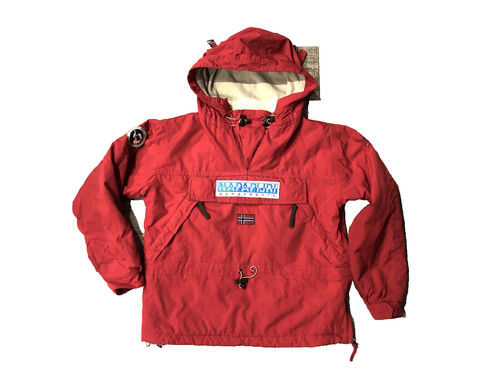 Jolie veste parka rouge - veste,