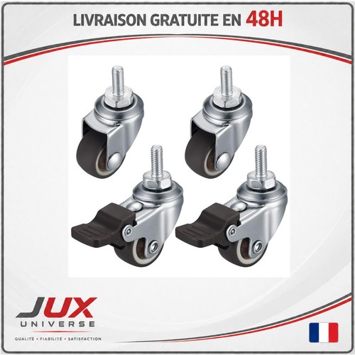 Lot roulettes pivotantes - roulettes,