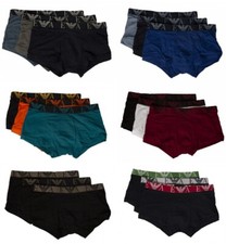 Boxer homme EMPORIO ARMANI boxers pack 3 pièces tripack élastique à vue article 