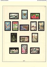 ALBUM LINDNER pour timbres de France de 1977 à 1983 sans charnières avec reliure