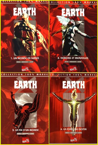 Lot earth 4 tomes - lot,