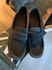 ZARA: MOCASSINS NUBUCK MARINE